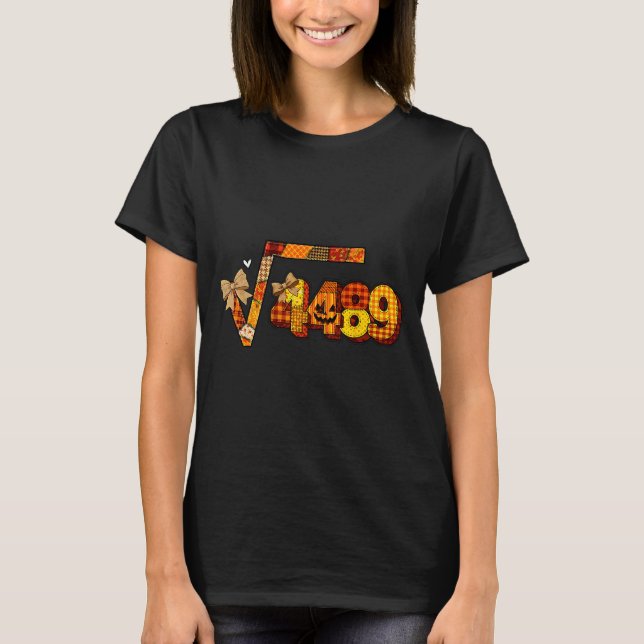Sixty Seven 67 Meme Square Root 4489 Slang Math Te T-Shirt (Front)