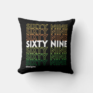 "SIXTYNINE DESIGNS" logo     Cushion