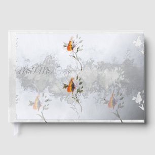 Size: 9" x 6", NullValue, Paper: Blank White 70 lb Guest Book