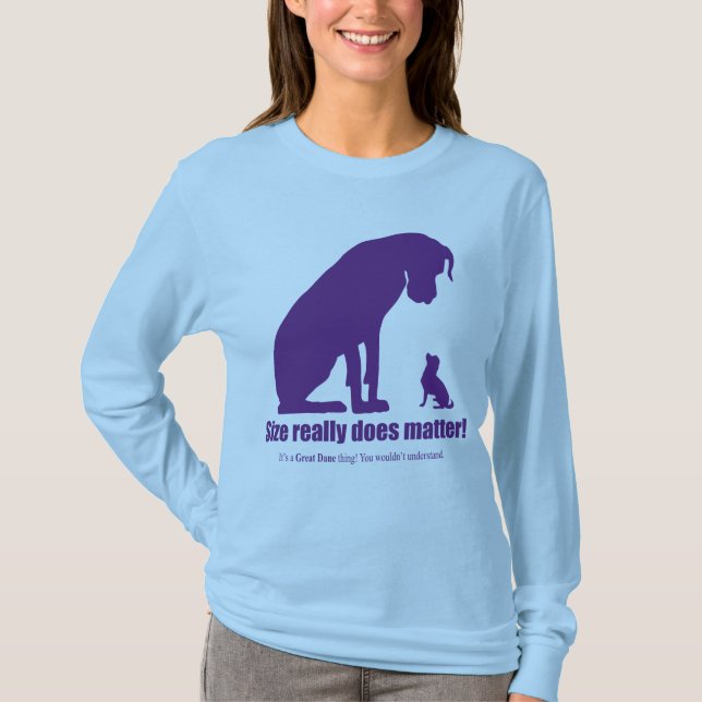 Size Does Matter T-Shirt (Front)