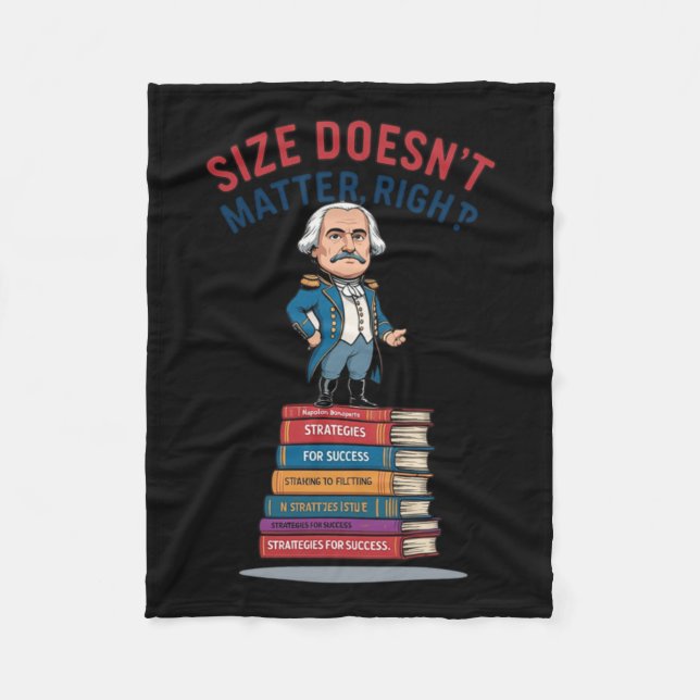Size Doesn’t  Fleece Blanket (Front)