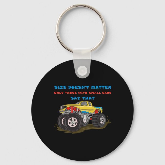 Size Doesn't  Key Ring (Front)