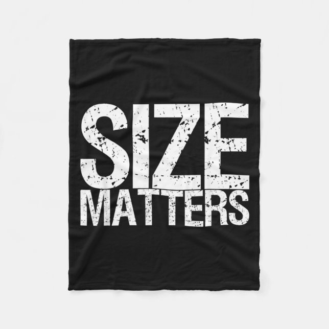 Size Fleece Blanket (Front)