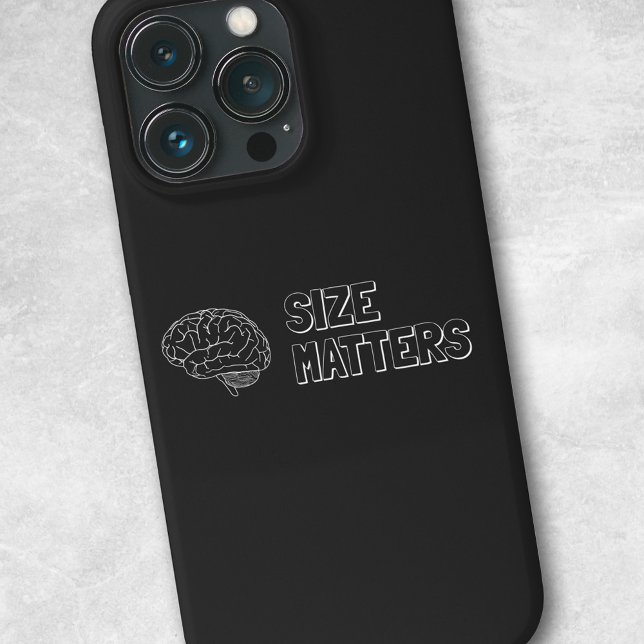 Size Matters - Dating Advice Innuendo Case-Mate iPhone Case (Creator Uploaded)