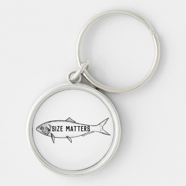 Size Matters Key Ring (Front)