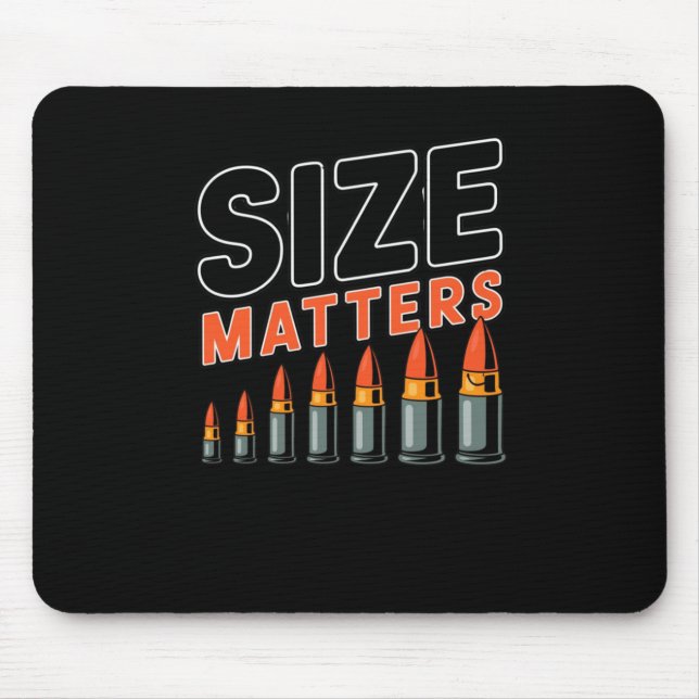 Size S Ammo Sticker1  Mouse Pad (Front)