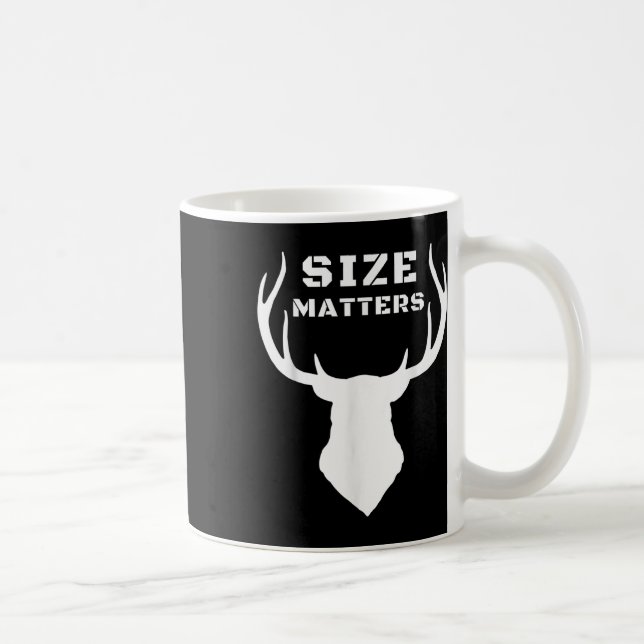 Size S Funny Deer Hunting  Coffee Mug (Right)