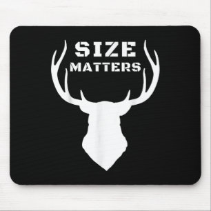Size S Funny Deer Hunting  Mouse Pad