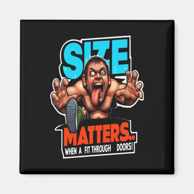 Size S Humourous Take Sticker  Magnet (Front)