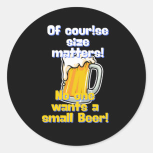 Size S Sticker1 Classic Round Sticker