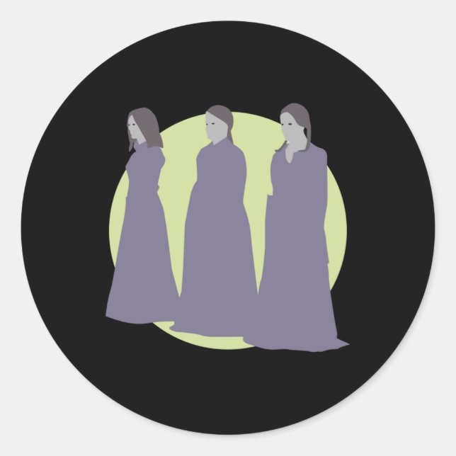 Size S Sticker5  Classic Round Sticker (Front)