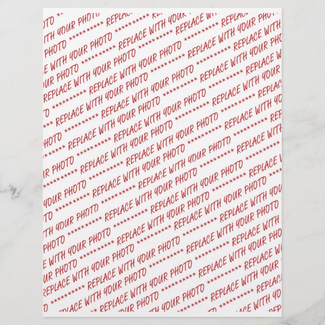 Size Specific 8x10 Photo Template Flyer (Front)