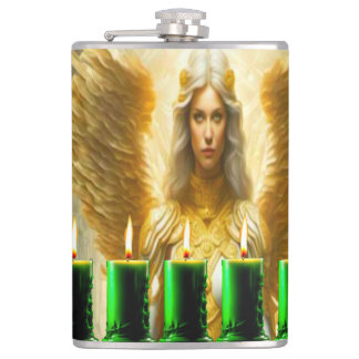 Size: Vinyl Wrapped Flask, 8 oz. Be prepared and d Hip Flask
