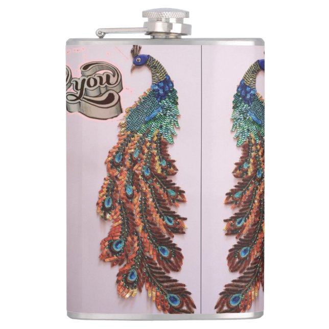 Size: Vinyl Wrapped Flask, 8 ozVinyl Wrapped Flask (Front)