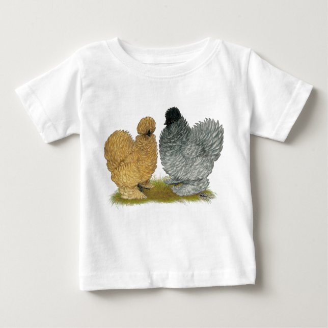 Sizzle Chickens Baby T-Shirt (Front)