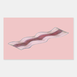 Sizzlin' Bacon Strips Breakfast Food Stickers