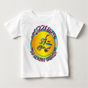 Sizzlin in South Beach Baby T-Shirt