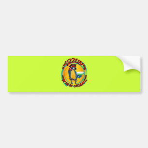 SIZZLIN PARROTS BUMPER STICKER