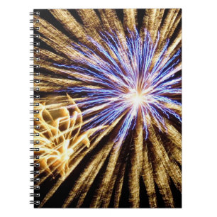 Sizzling Fireworks Display Notebook