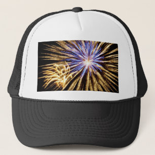 Sizzling Fireworks Display Trucker Hat