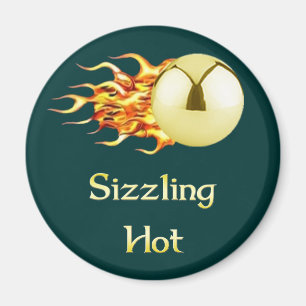 Sizzling Hot Pinball Magnet