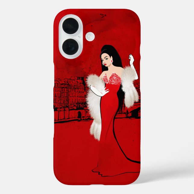 Sizzling in Paris Case-Mate iPhone Case (Back)