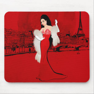 Sizzling in Paris Mouse Pad