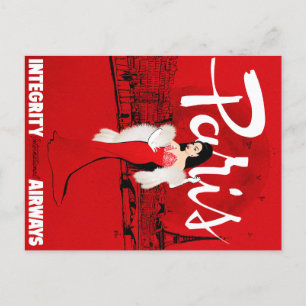 Sizzling in Paris Postcard