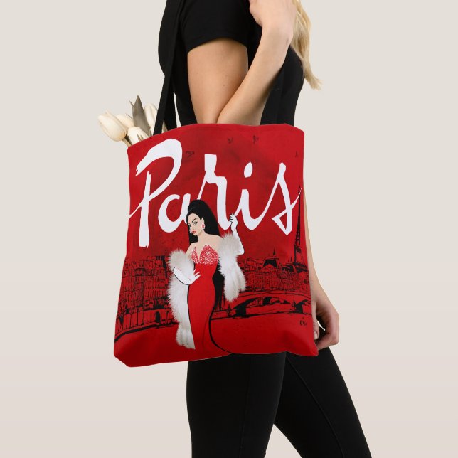 Sizzling in Paris Tote Bag (Close Up)