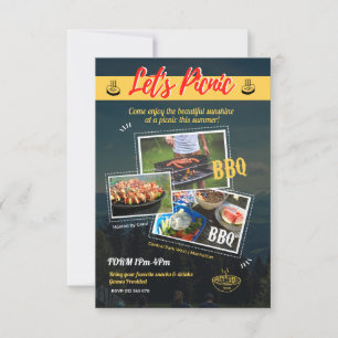 "Sizzling Summer BBQ: Save the Date!" Save The Date