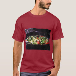 Sizzling Veggie Pan Print Tee