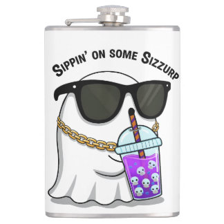 Sizzurp Ghost Kawaii Flask