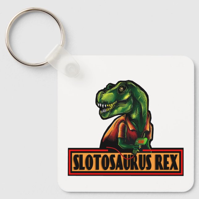 SJ Slotosaurus Rex Key Fob (Front)