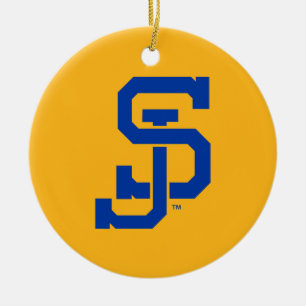 SJ Spartans Ceramic Ornament