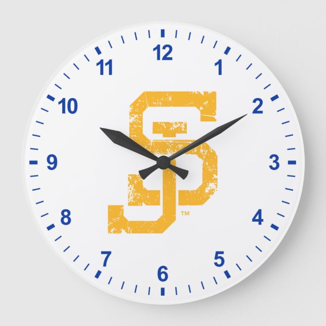 SJ Spartans Large Clock (Front)