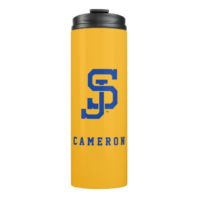 SJ Spartans Thermal Tumbler (Front)