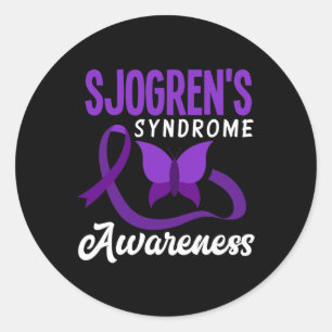 Sjogren's Syndrome Awareness Sjogren's Syndrome Wa Classic Round Sticker