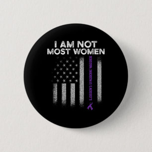 Sjogren's Syndrome Survivor Most Women Warrior Da1 6 Cm Round Badge
