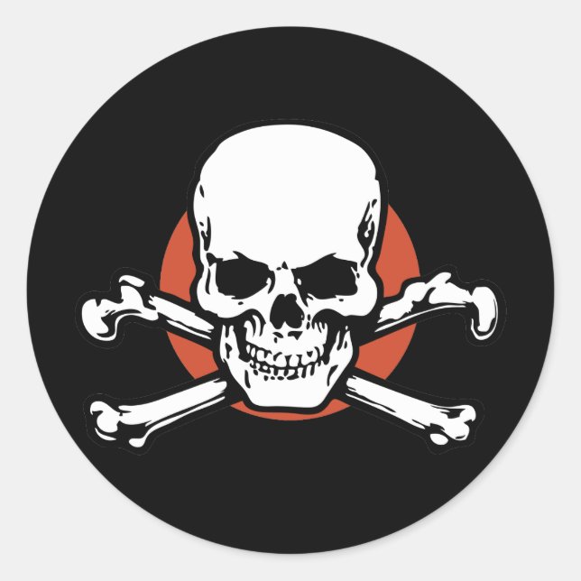 sk708-rcl classic round sticker (Front)