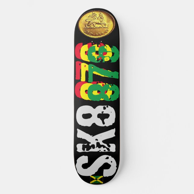 SK8 876 8 1/2" Skateboard Deck (Front)