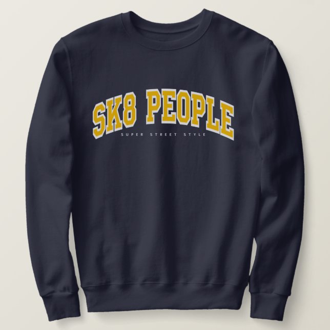 SK8 PEOPLE ONEIGHTH Tokyo Original Sweatshirt (Design Front)
