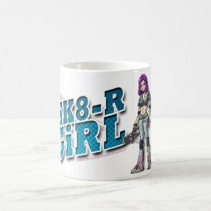 SK8-R GiRL mosquito White Coffee Mug