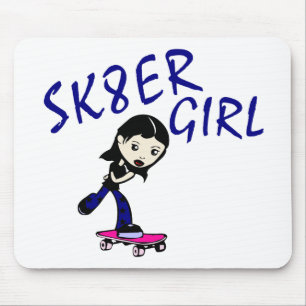 sk8er girl mouse pad