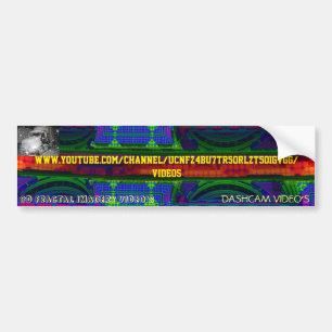 SK8N LLC YOUTUBE WORD OUT BUMPER STICKER