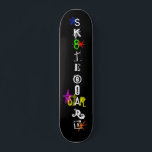 "Sk8teboard St*r 3" Skateboard<br><div class="desc">The "Sk8teboard St*r 3" Skateboard is a cool and unique board for every Sk8teboard St*r! Zazzle skateboards come in 8 different styles on locally sourced North American Maple, and are designed with professional quality standards that will stand up to the toughest skating! Get free grip tape with your first skateboard...</div>