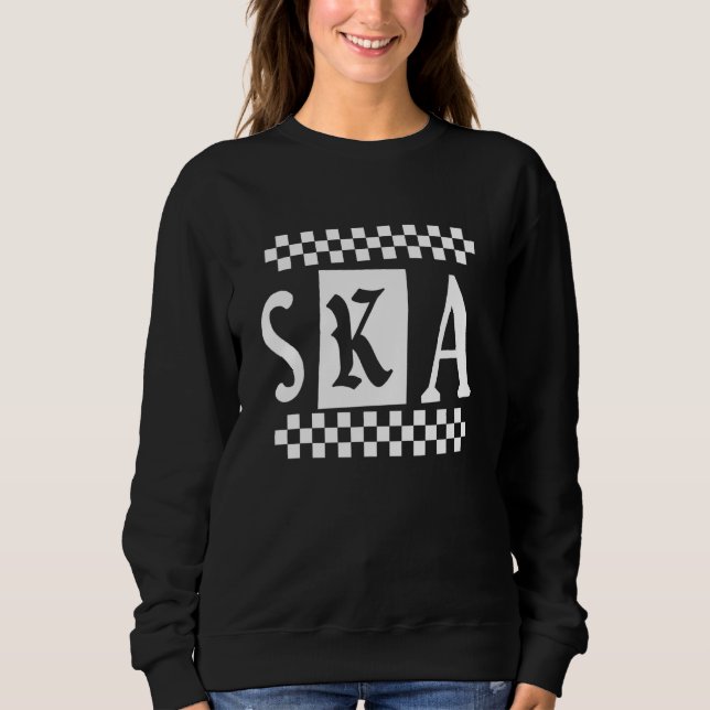 Ska Checker 2 Tone Sweatshirt (Front)