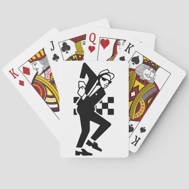 SKA Dancer Playing Cards (Back)