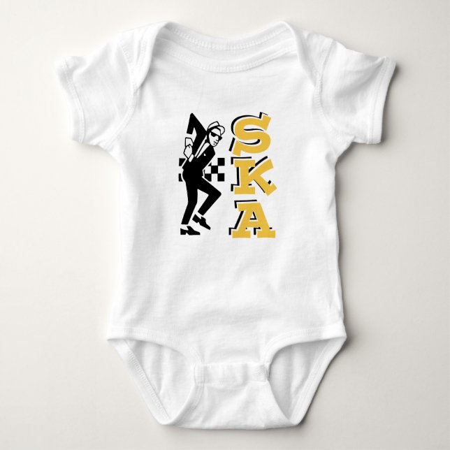 Ska Guy Baby Bodysuit (Front)