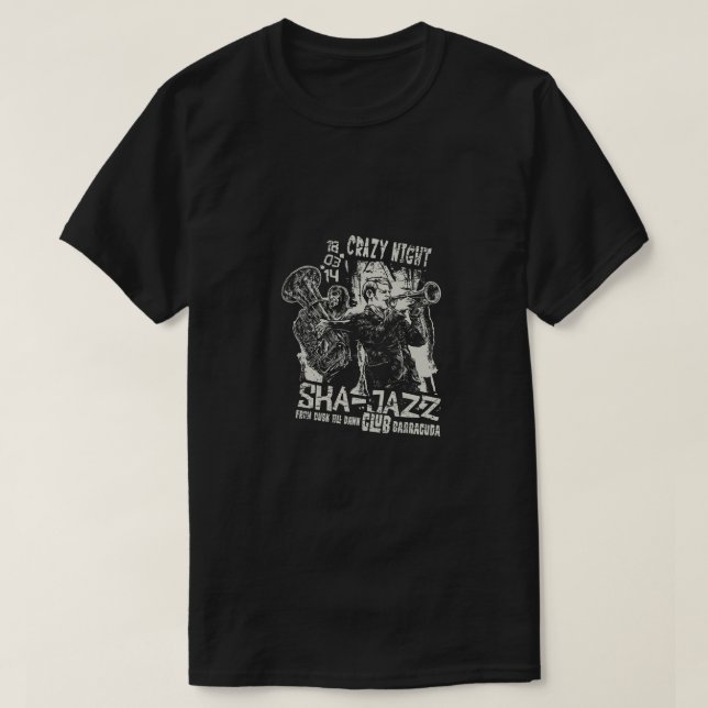 Ska-Jazz Club Crazy Night T-Shirt (Design Front)