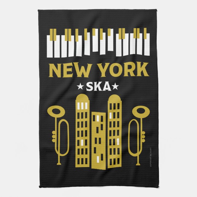 Ska Jazz Tea Towel (Vertical)